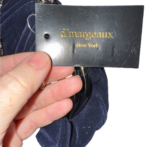 NWT Elegant Navy d’Margeaux Wristlet Clutch - Picture 6 of 12